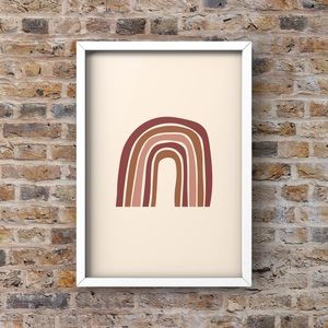 8x10 Mod Rainbow Print